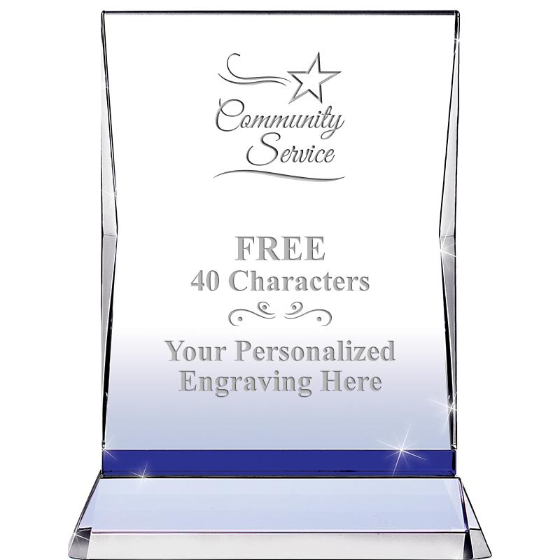 8" SAPPHIRE ILLUMINATION CRYS