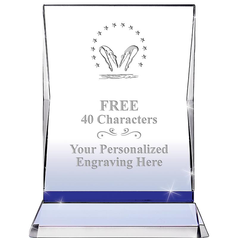 8" SAPPHIRE ILLUMINATION CRYS