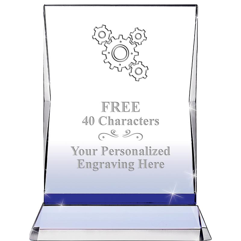 8" SAPPHIRE ILLUMINATION CRYS