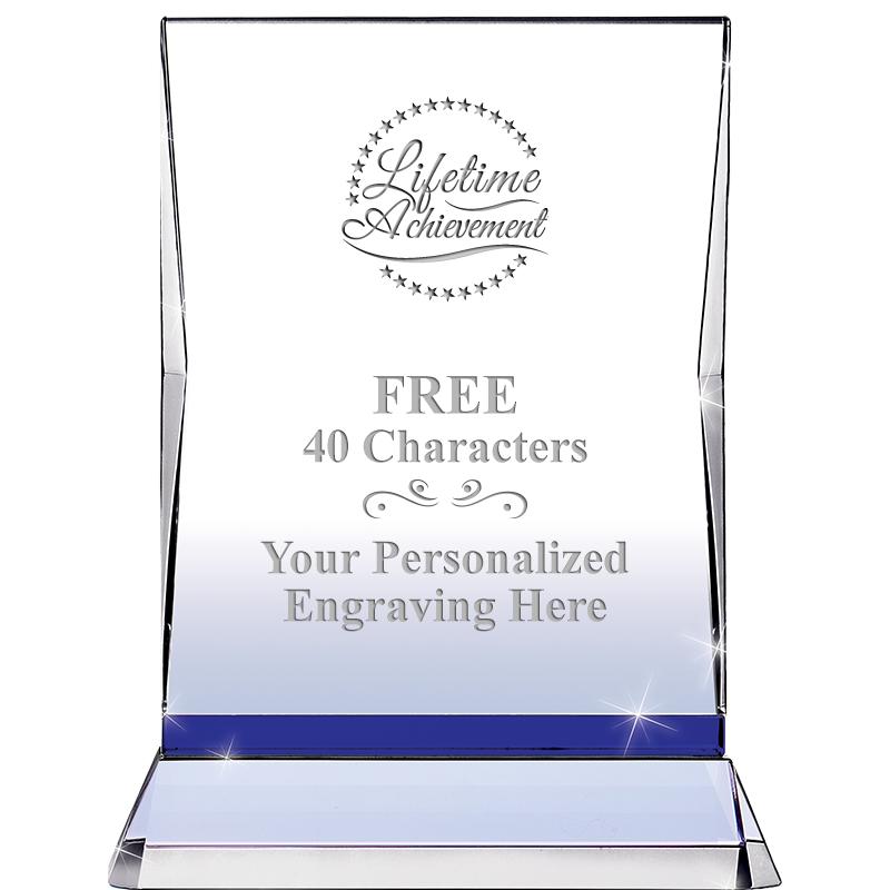 8" SAPPHIRE ILLUMINATION CRYS