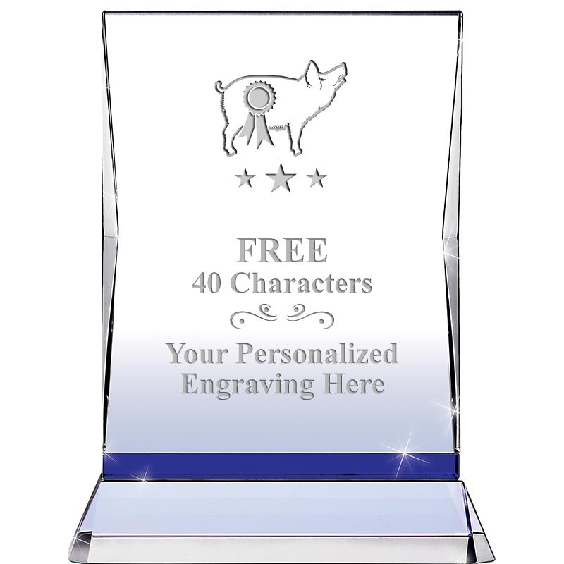 8" SAPPHIRE ILLUMINATION CRYS