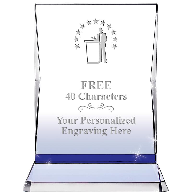 8" SAPPHIRE ILLUMINATION CRYS