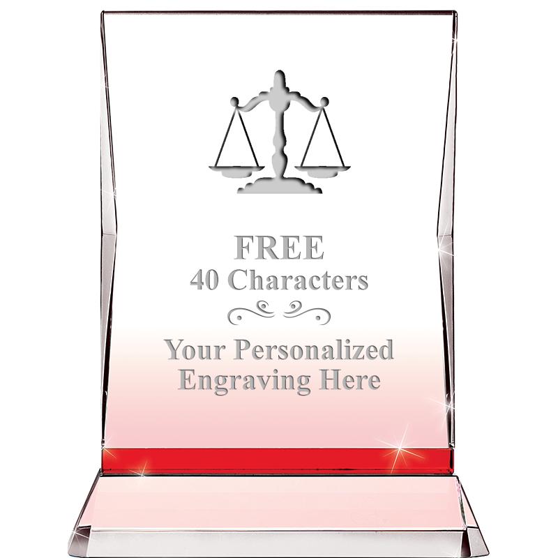 8" RUBY ILLUMINATION CRYSTAL