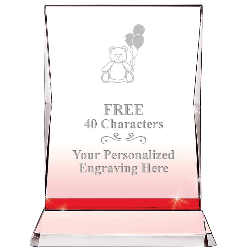 8" RUBY ILLUMINATION CRYSTAL