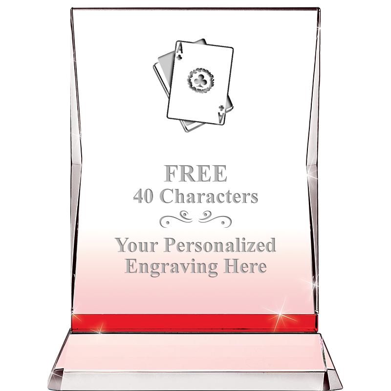 8" RUBY ILLUMINATION CRYSTAL