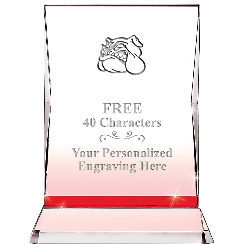 8" RUBY ILLUMINATION CRYSTAL