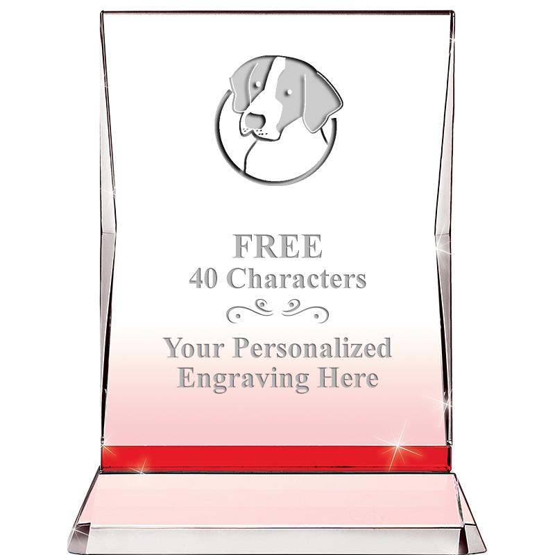 8" RUBY ILLUMINATION CRYSTAL