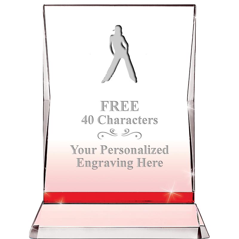 8" RUBY ILLUMINATION CRYSTAL