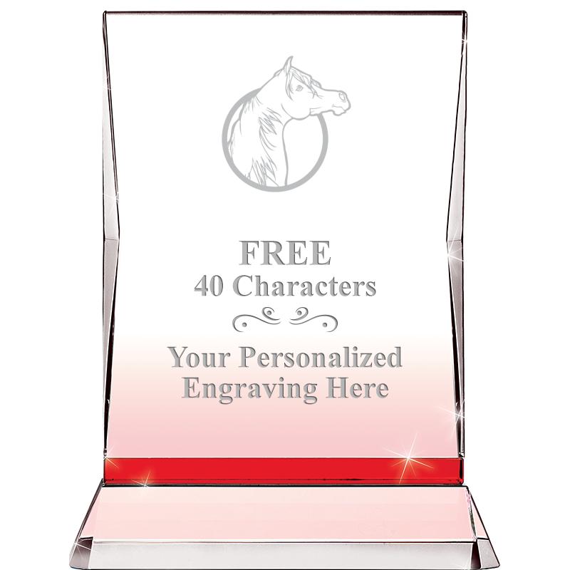 8" RUBY ILLUMINATION CRYSTAL