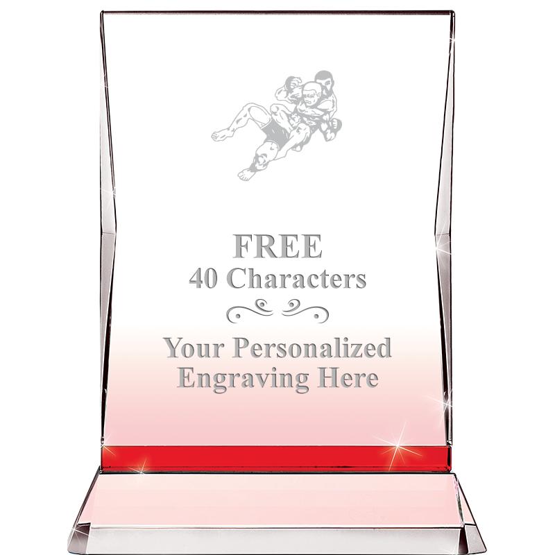 8" RUBY ILLUMINATION CRYSTAL