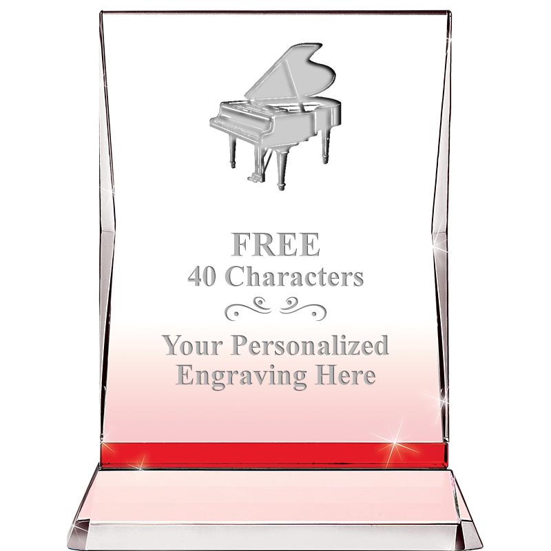 8" RUBY ILLUMINATION CRYSTAL