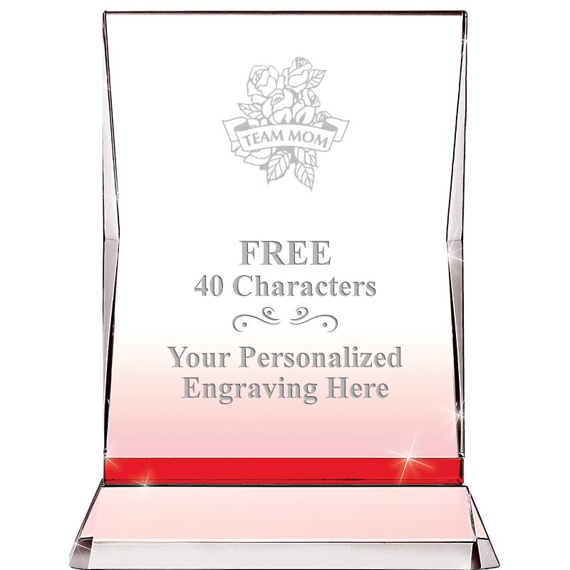 8" RUBY ILLUMINATION CRYSTAL