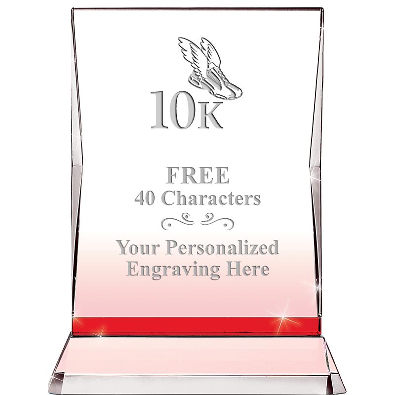 8" RUBY ILLUMINATION CRYSTAL