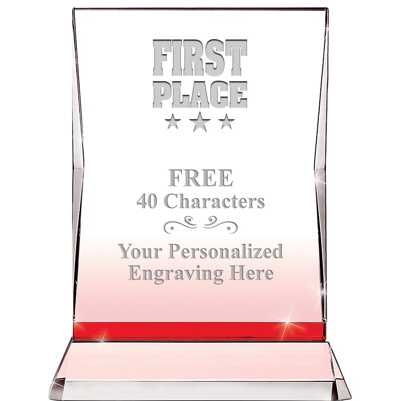 8" RUBY ILLUMINATION CRYSTAL