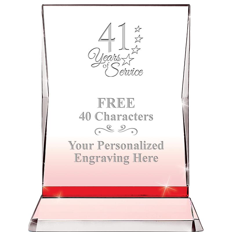 8" RUBY ILLUMINATION CRYSTAL