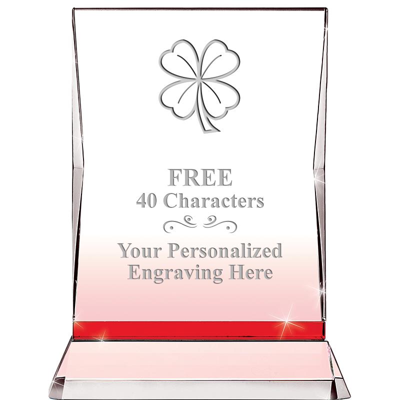 8" RUBY ILLUMINATION CRYSTAL