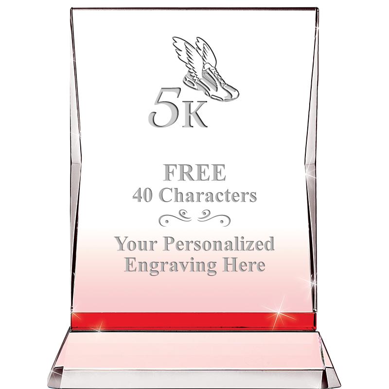 8" RUBY ILLUMINATION CRYSTAL