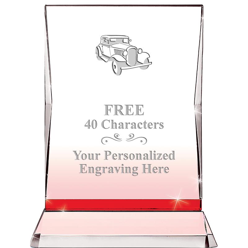 8" RUBY ILLUMINATION CRYSTAL