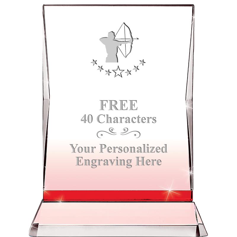 8" RUBY ILLUMINATION CRYSTAL