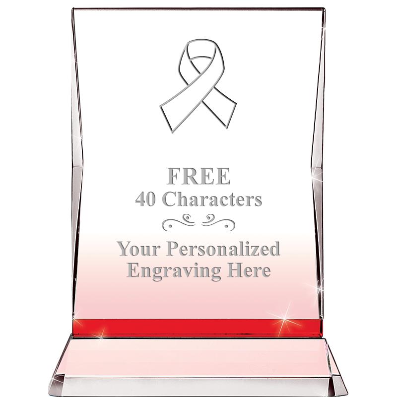 8" RUBY ILLUMINATION CRYSTAL