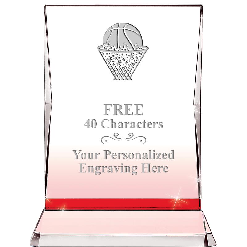 8" RUBY ILLUMINATION CRYSTAL