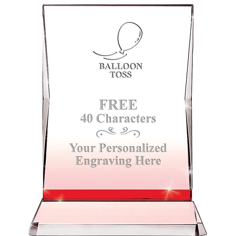 8" RUBY ILLUMINATION CRYSTAL