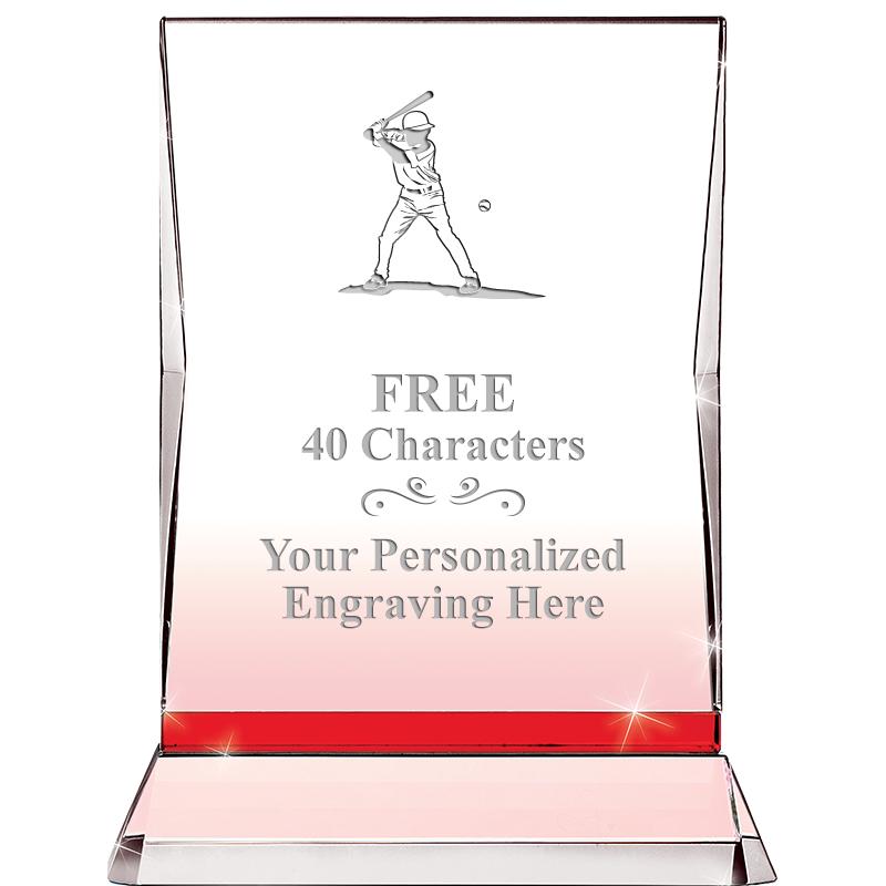 8" RUBY ILLUMINATION CRYSTAL