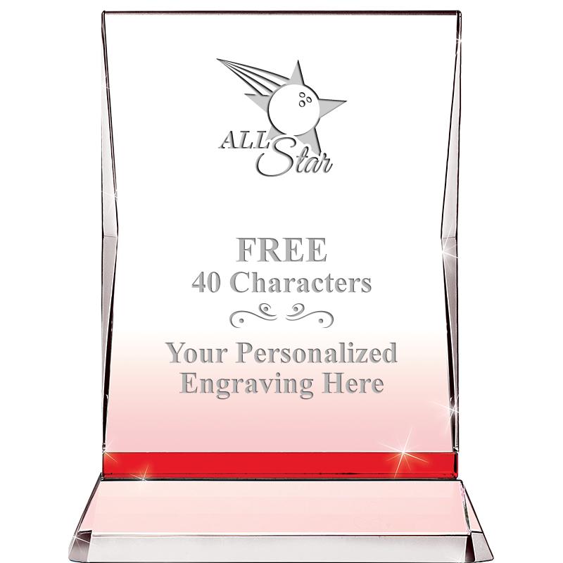 8" RUBY ILLUMINATION CRYSTAL