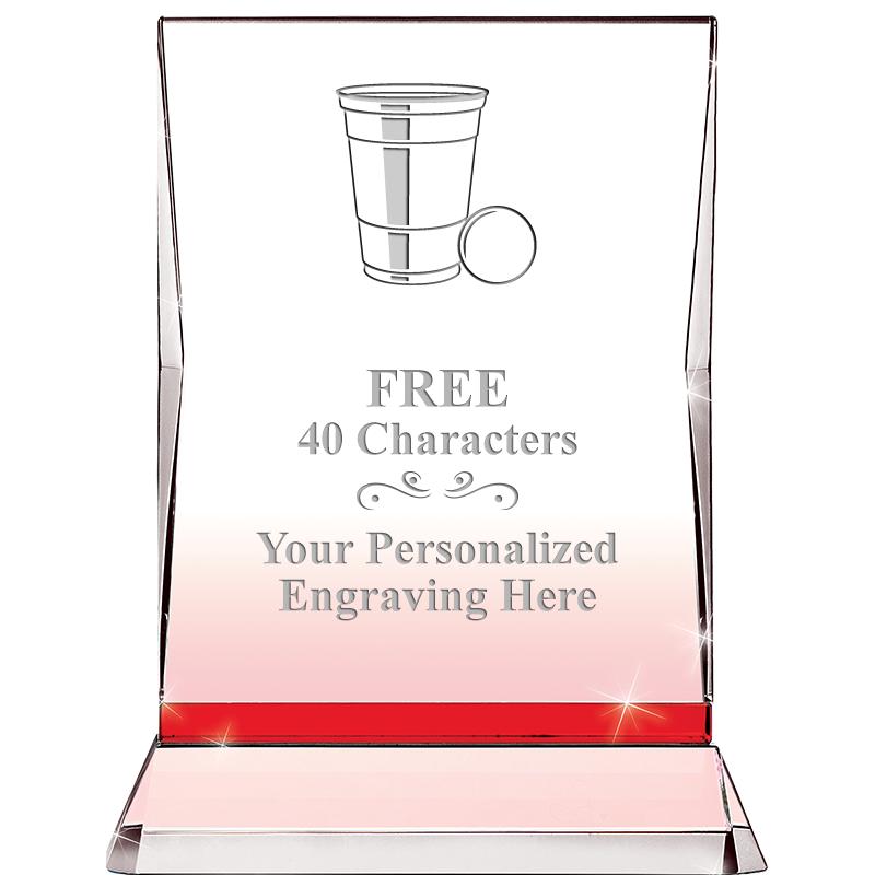 8" RUBY ILLUMINATION CRYSTAL