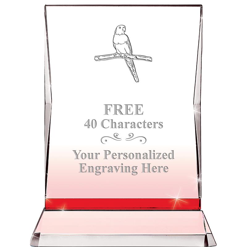 8" RUBY ILLUMINATION CRYSTAL