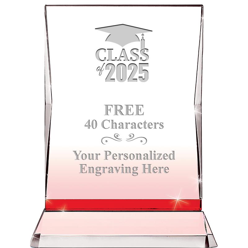 8" RUBY ILLUMINATION CRYSTAL