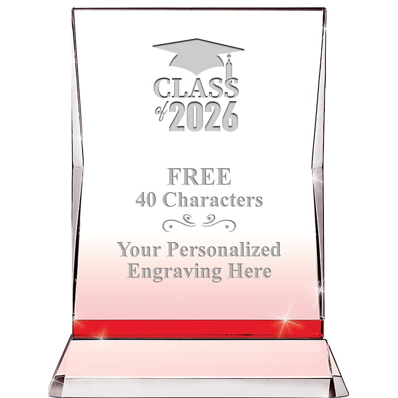 8" RUBY ILLUMINATION CRYSTAL