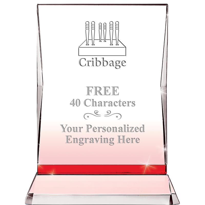 8" RUBY ILLUMINATION CRYSTAL