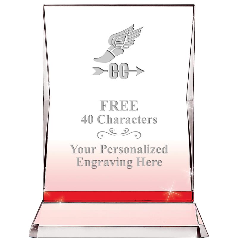 8" RUBY ILLUMINATION CRYSTAL