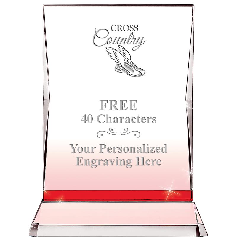 8" RUBY ILLUMINATION CRYSTAL