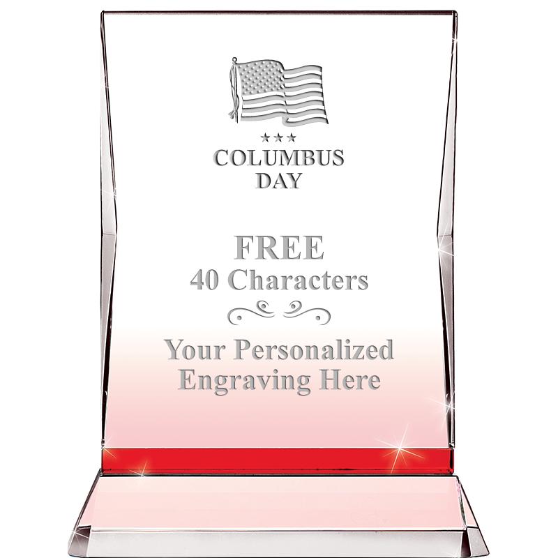 8" RUBY ILLUMINATION CRYSTAL