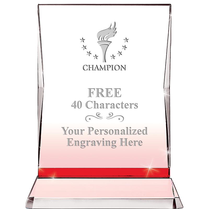 8" RUBY ILLUMINATION CRYSTAL