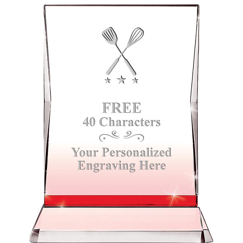 8" RUBY ILLUMINATION CRYSTAL