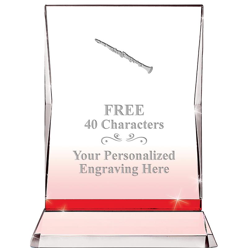 8" RUBY ILLUMINATION CRYSTAL