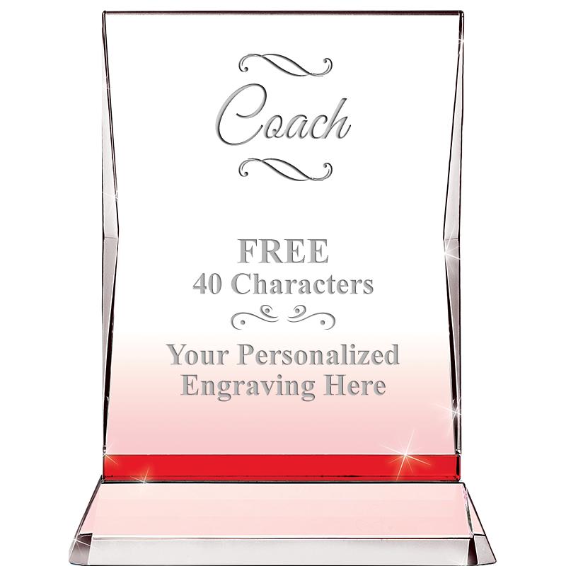 8" RUBY ILLUMINATION CRYSTAL