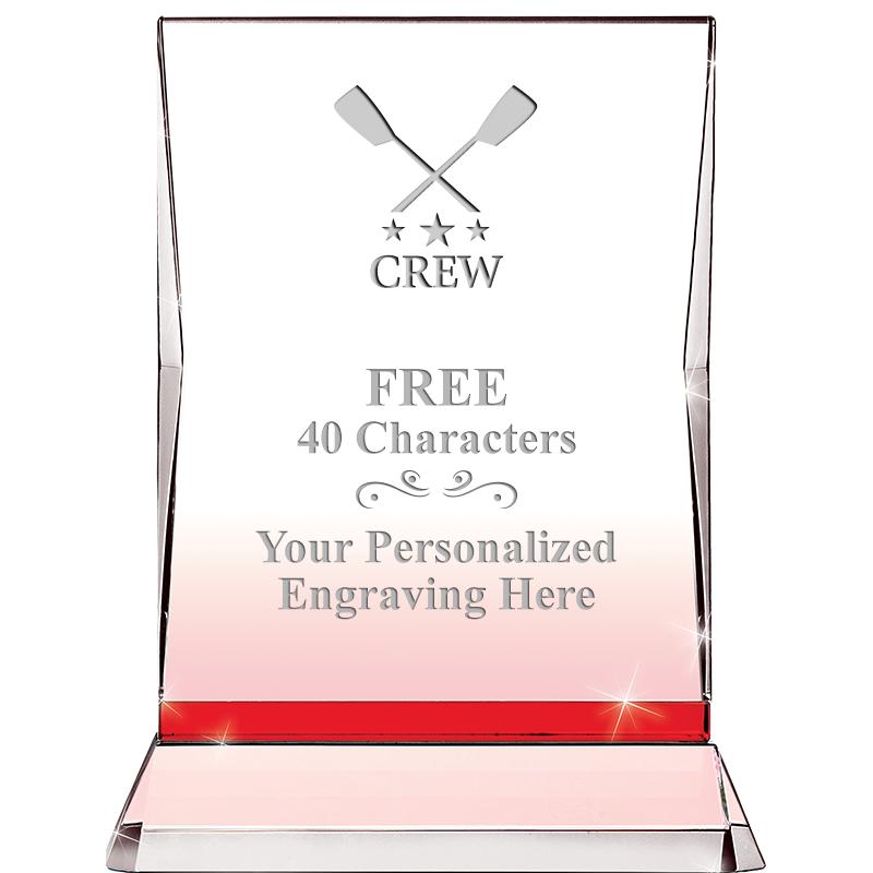 8" RUBY ILLUMINATION CRYSTAL