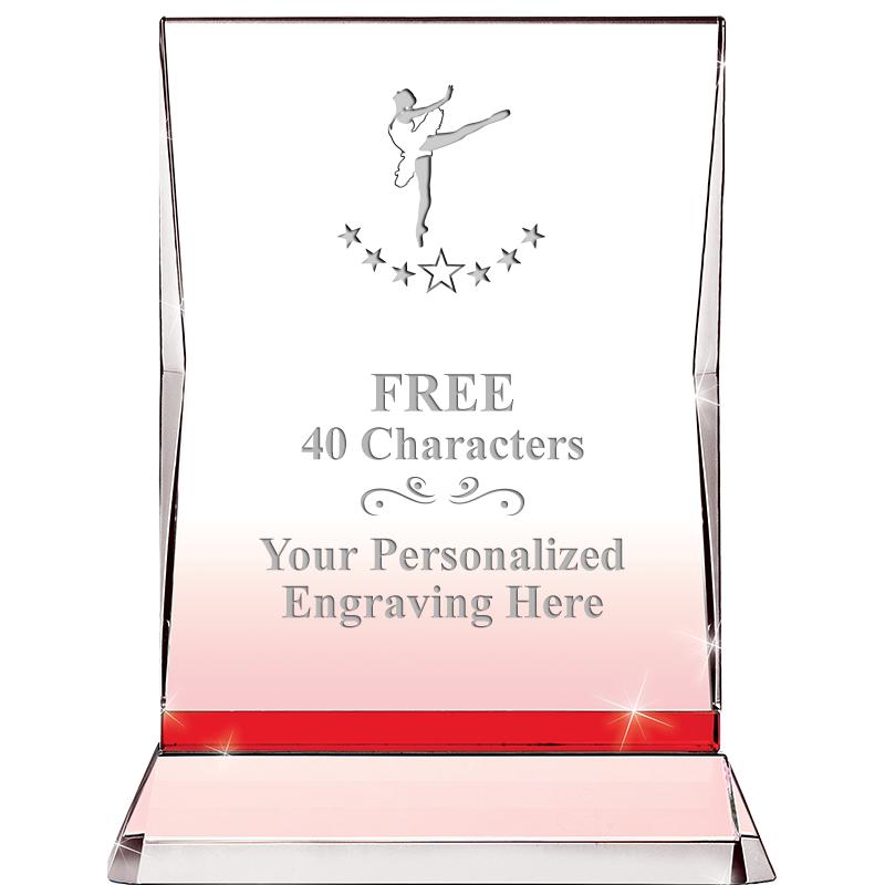 8" RUBY ILLUMINATION CRYSTAL