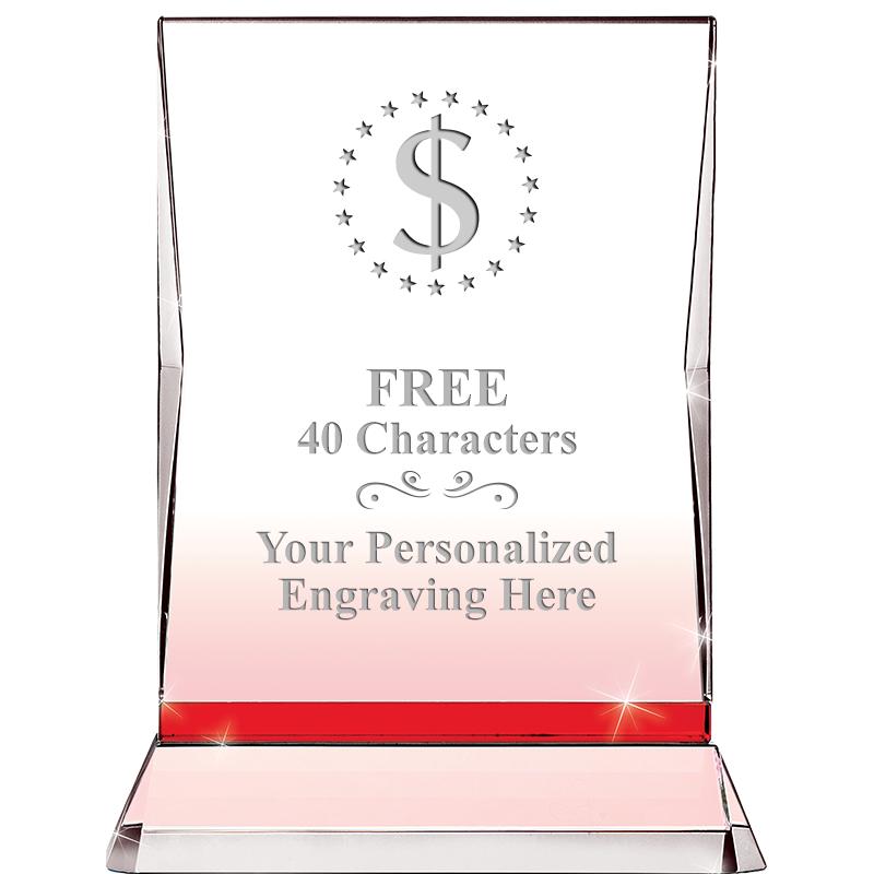 8" RUBY ILLUMINATION CRYSTAL