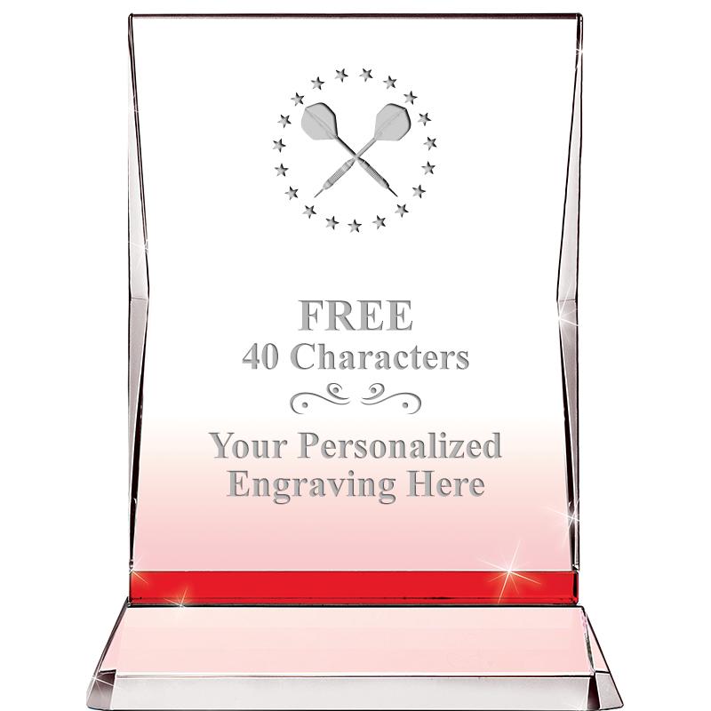 8" RUBY ILLUMINATION CRYSTAL