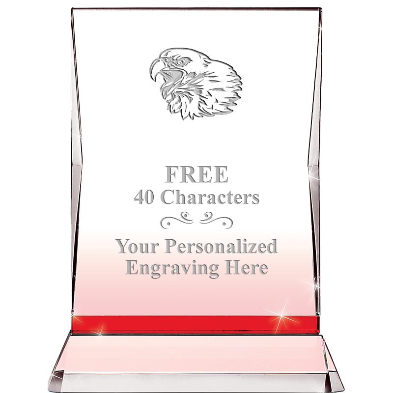 8" RUBY ILLUMINATION CRYSTAL