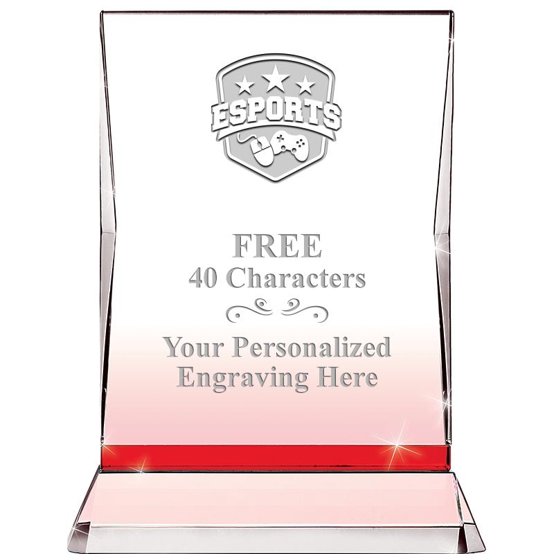 8" RUBY ILLUMINATION CRYSTAL