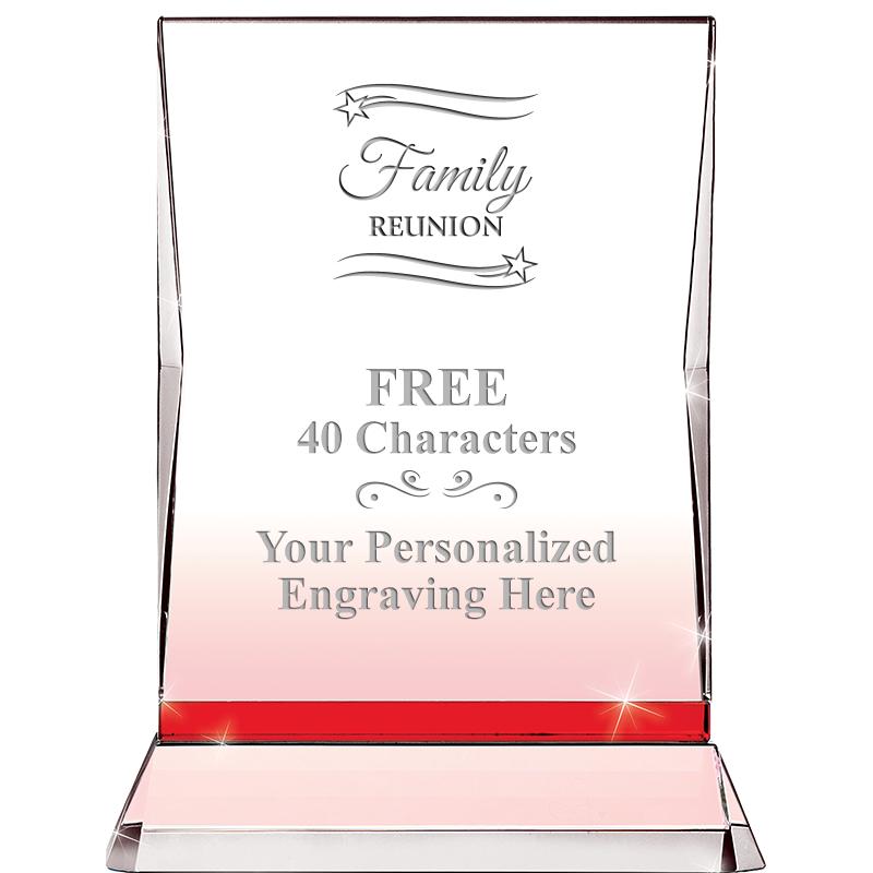 8" RUBY ILLUMINATION CRYSTAL