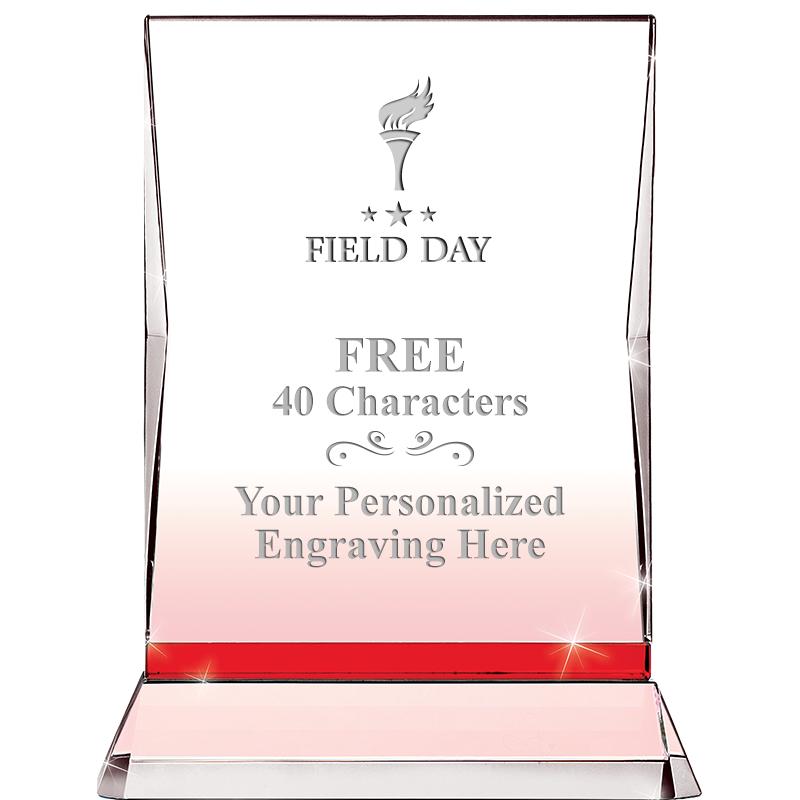 8" RUBY ILLUMINATION CRYSTAL