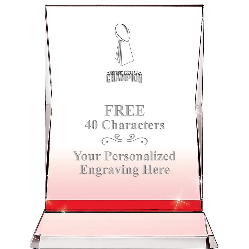 8" RUBY ILLUMINATION CRYSTAL