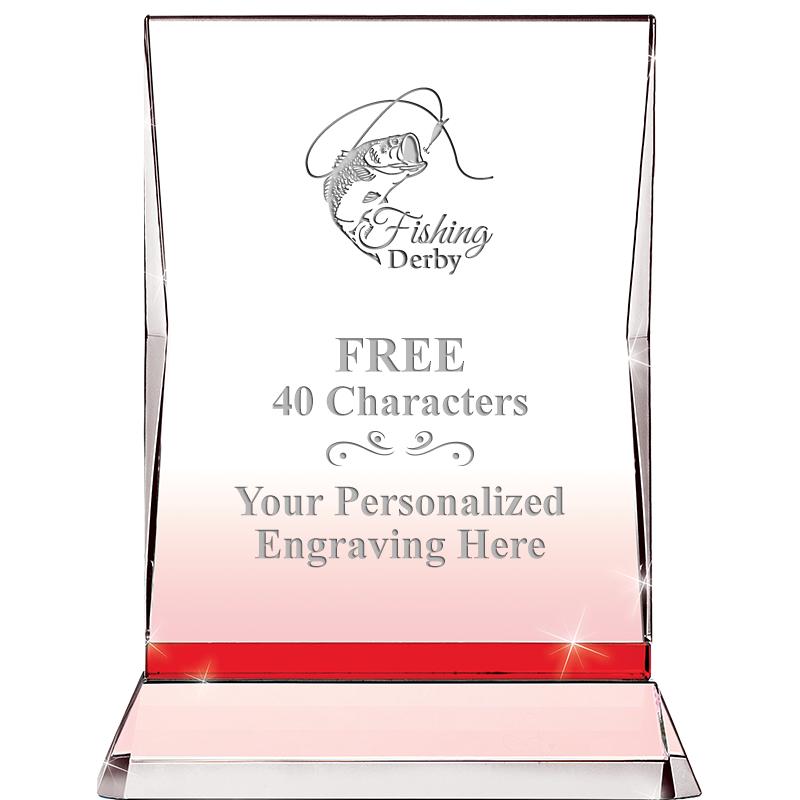 8" RUBY ILLUMINATION CRYSTAL